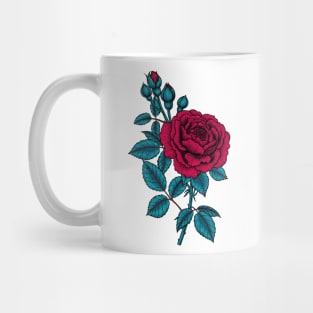 Red rose Mug